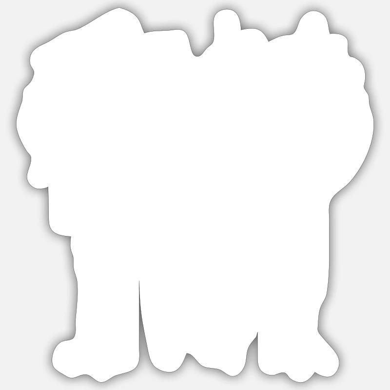 Trees Tree - Sticker size S (10 x 10 cm) - white matte