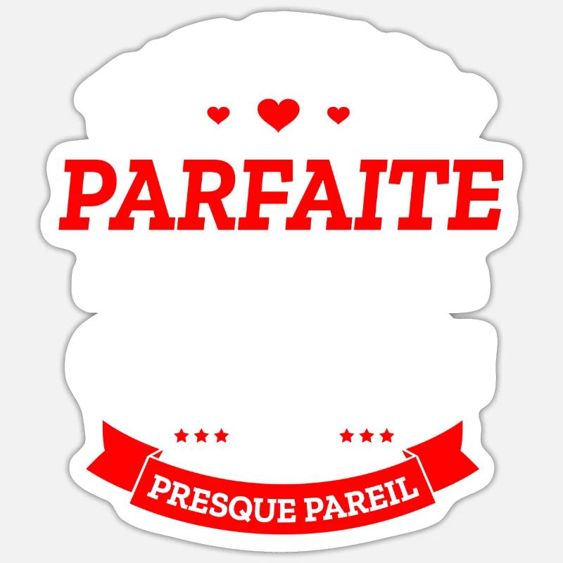 CHEFFE DE SERVICE PARFAITE Sticker taille S (10 x 10 cm)