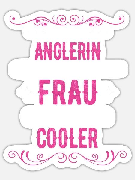 Angeln Angler Fischen Fischer Angelsport Spruch - Sticker Größe S (10 x 10 cm) - Mattweiß