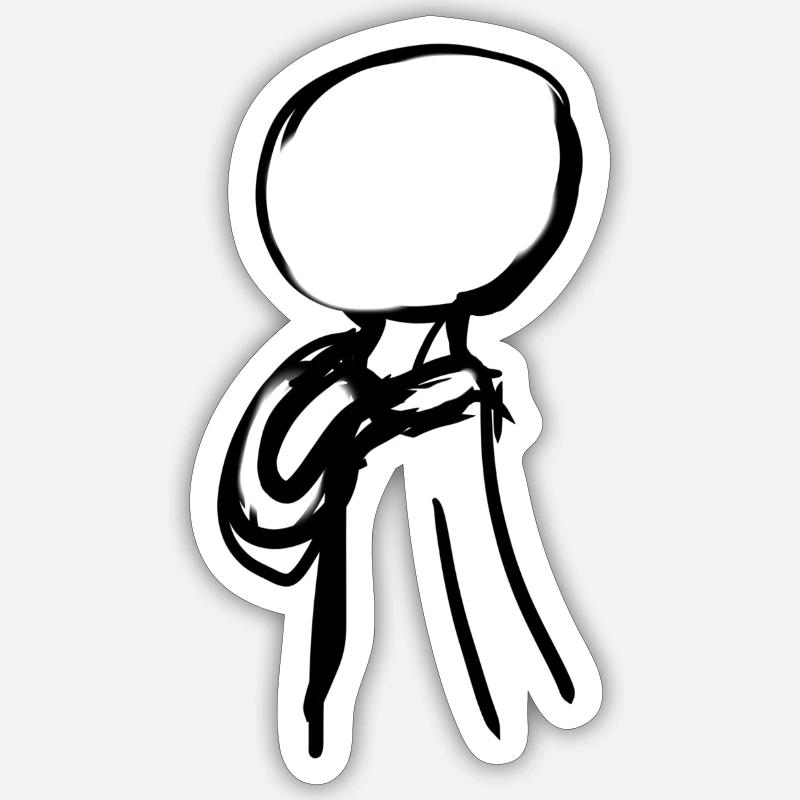 Sticker taille S (10 x 10 cm) - 