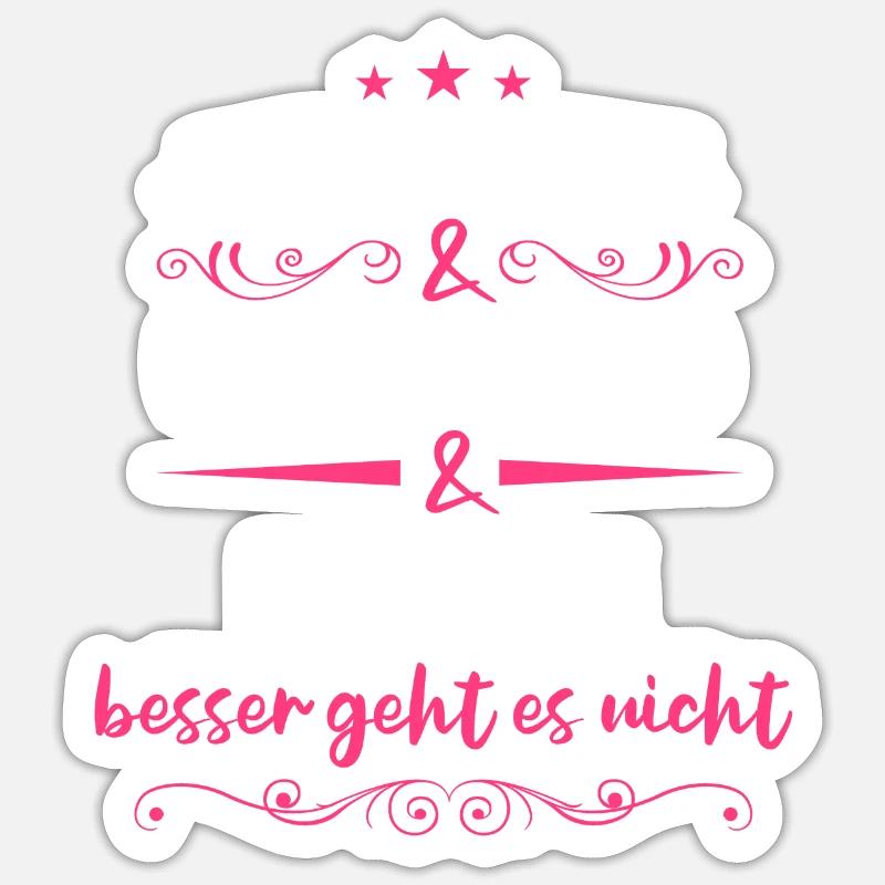 Hebamme Hebammen Entbindungspflegerin Beruf Spruch - Sticker Größe S (10 x 10 cm) - Mattweiß