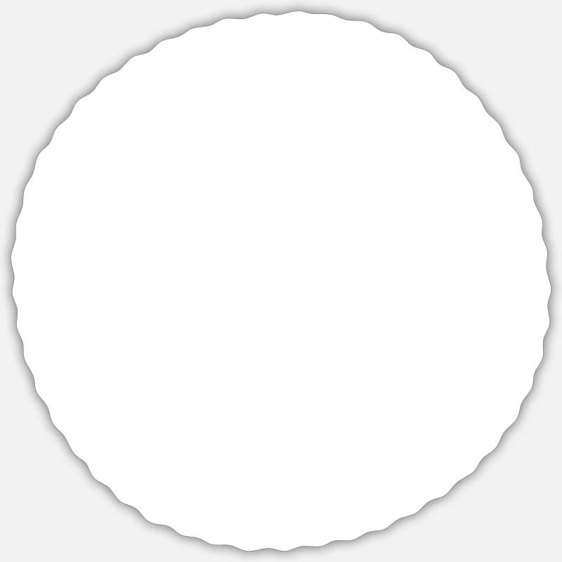 Scie circulaire Carpenter Zimmermann - Sticker taille S (10 x 10 cm) - blanc mat
