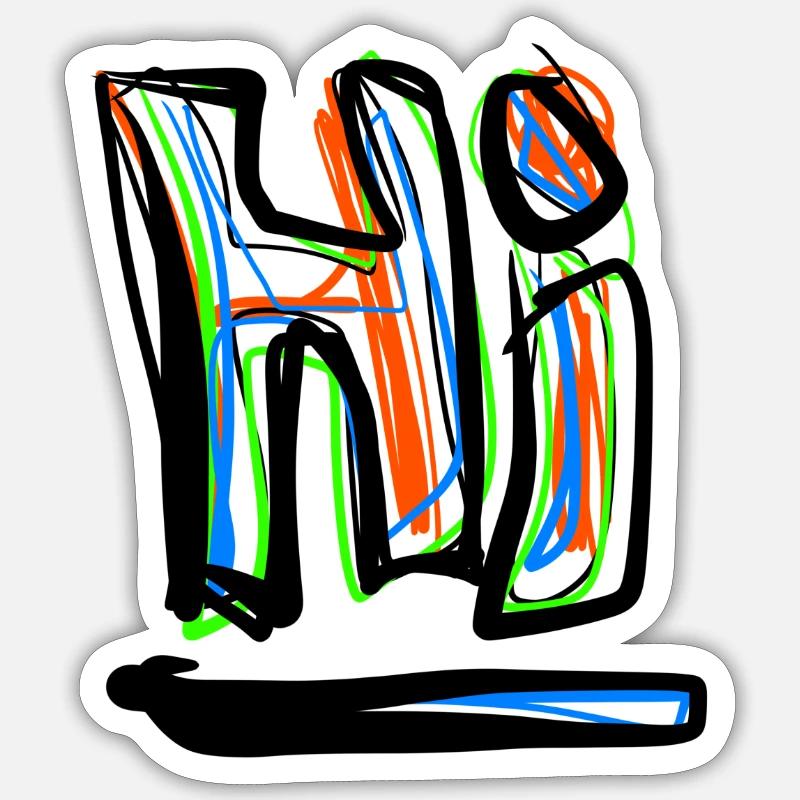 Sticker Größe S (10 x 10 cm) - 