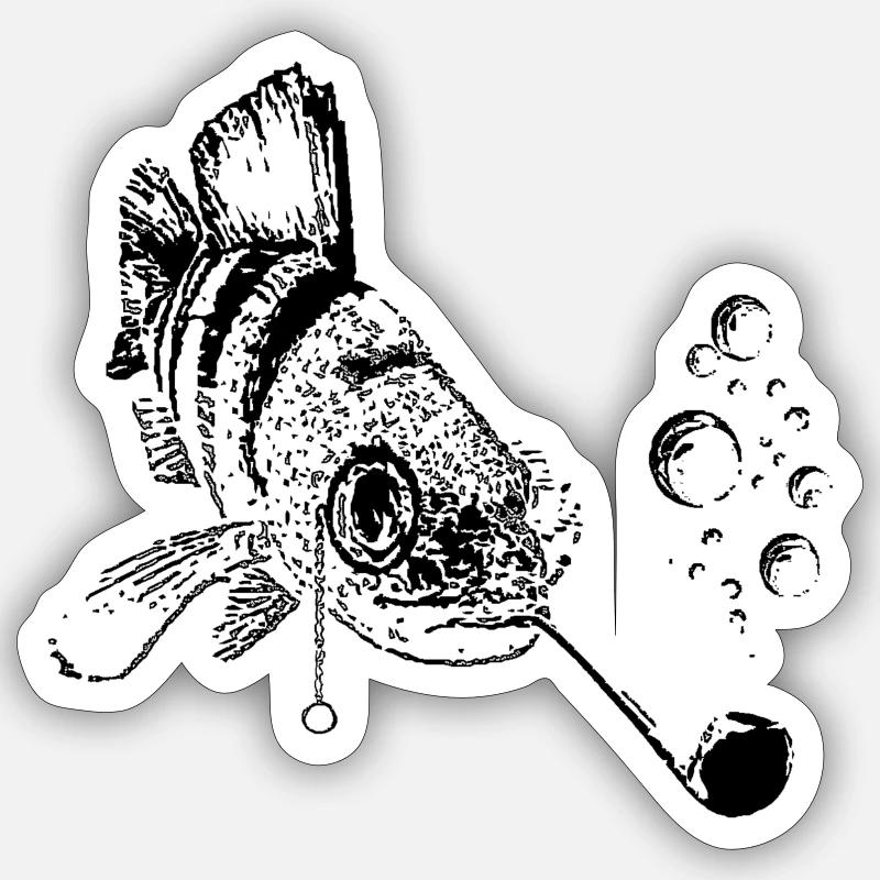 Perche Sticker taille S (10 x 10 cm)