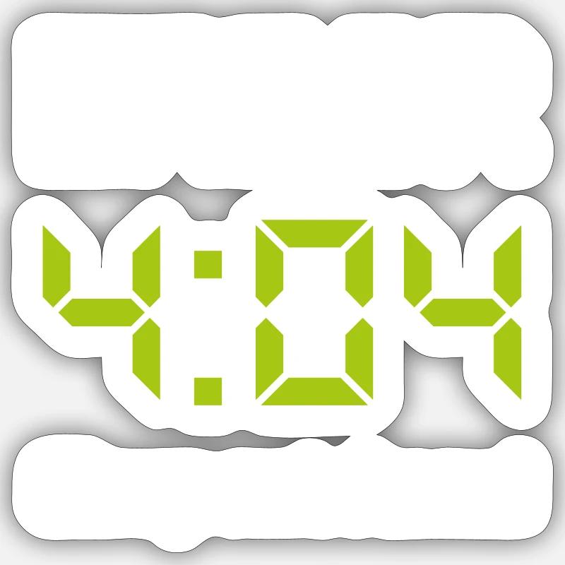 Error 404 - Sleep not found Sticker Größe S (10 x 10 cm)