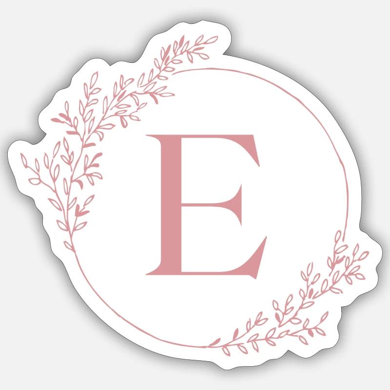 Buchstabe E Sticker Größe S (10 x 10 cm)