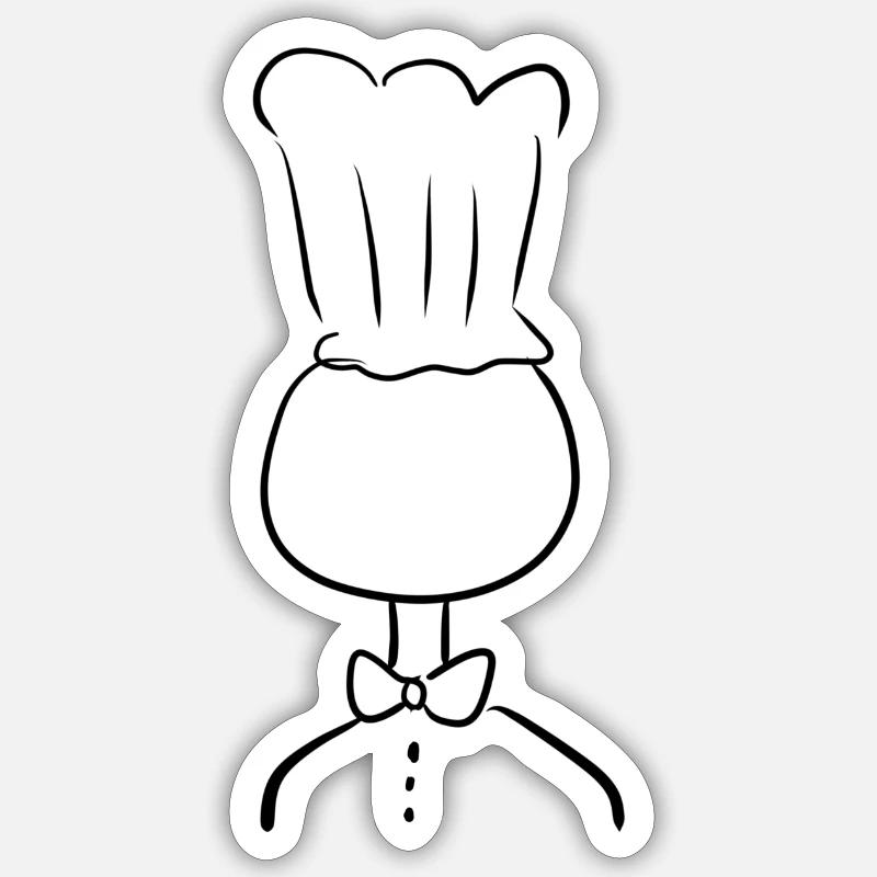 Cuisiner Cuisiner Sticker taille S (10 x 10 cm)