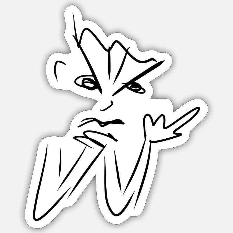 Sticker taille S (10 x 10 cm) - 