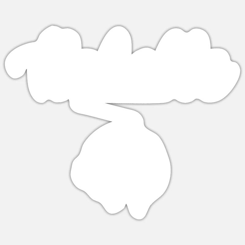 rebellious gift idea Sticker size S (10 x 10 cm)