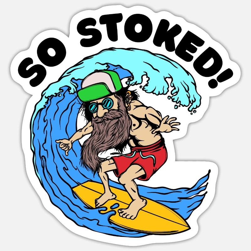 Bart Bartträger Bartfrisur Statement Barthaare Sticker Größe S (10 x 10 cm)