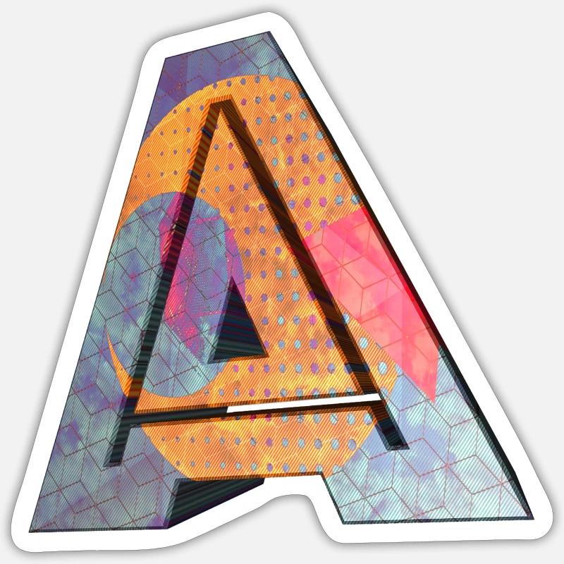A - Sticker taille S (10 x 10 cm) - blanc mat
