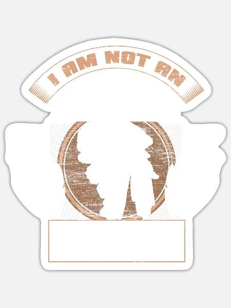 Indianer Nordamerika Cowboys Geschenkidee - Sticker Größe S (10 x 10 cm) - Mattweiß