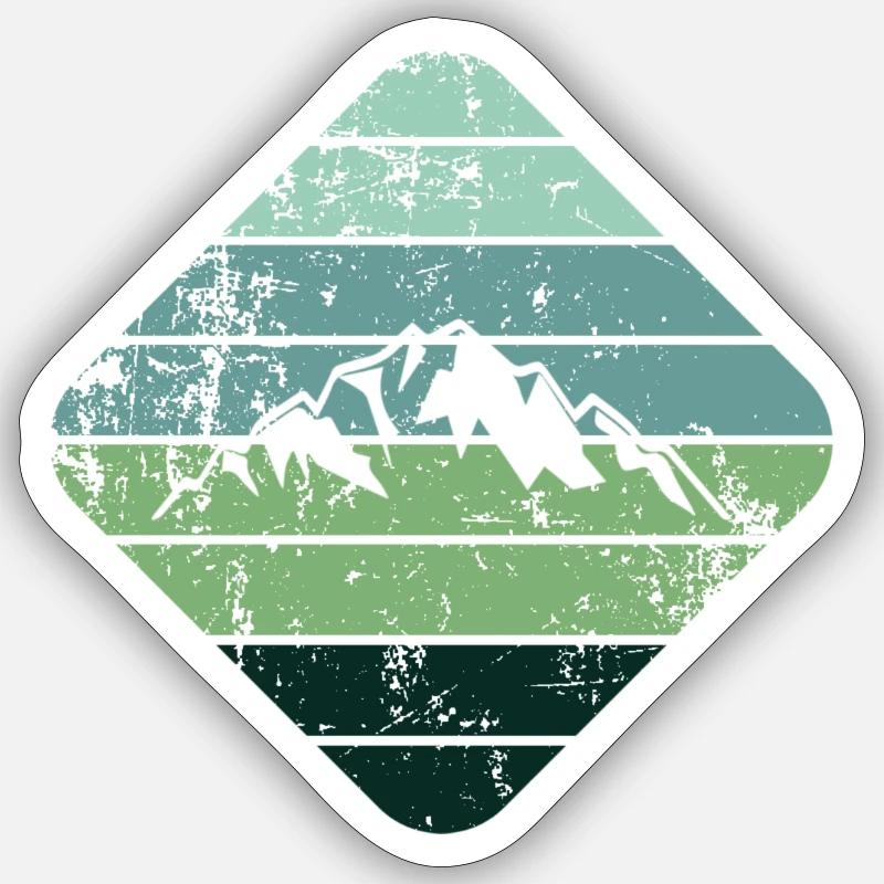 Mountain Sticker size S (10 x 10 cm)