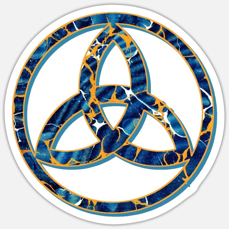 triquetra e 16 Sticker taille S (10 x 10 cm)