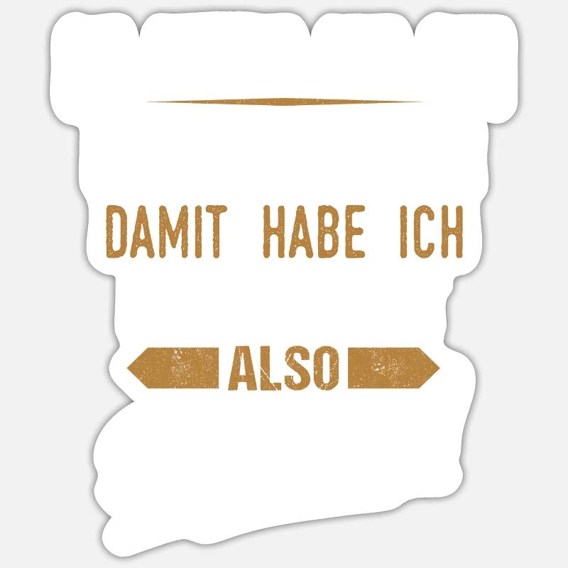 Baggerfahrer Baggerführer Bagger Spruch Sticker Größe S (10 x 10 cm)