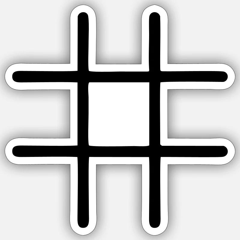 Sticker taille S (10 x 10 cm) - 