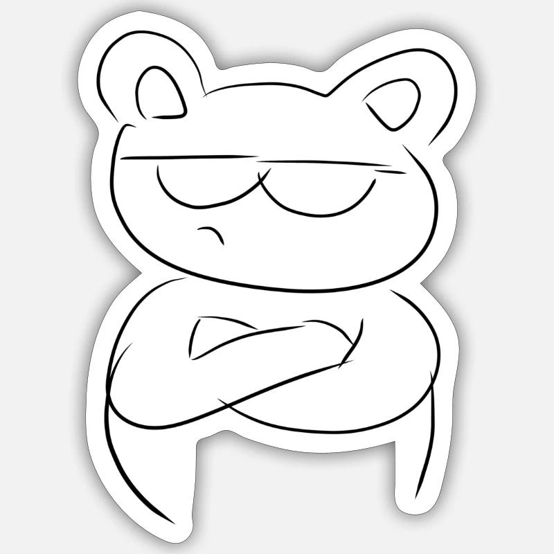 Sticker taille S (10 x 10 cm) - 