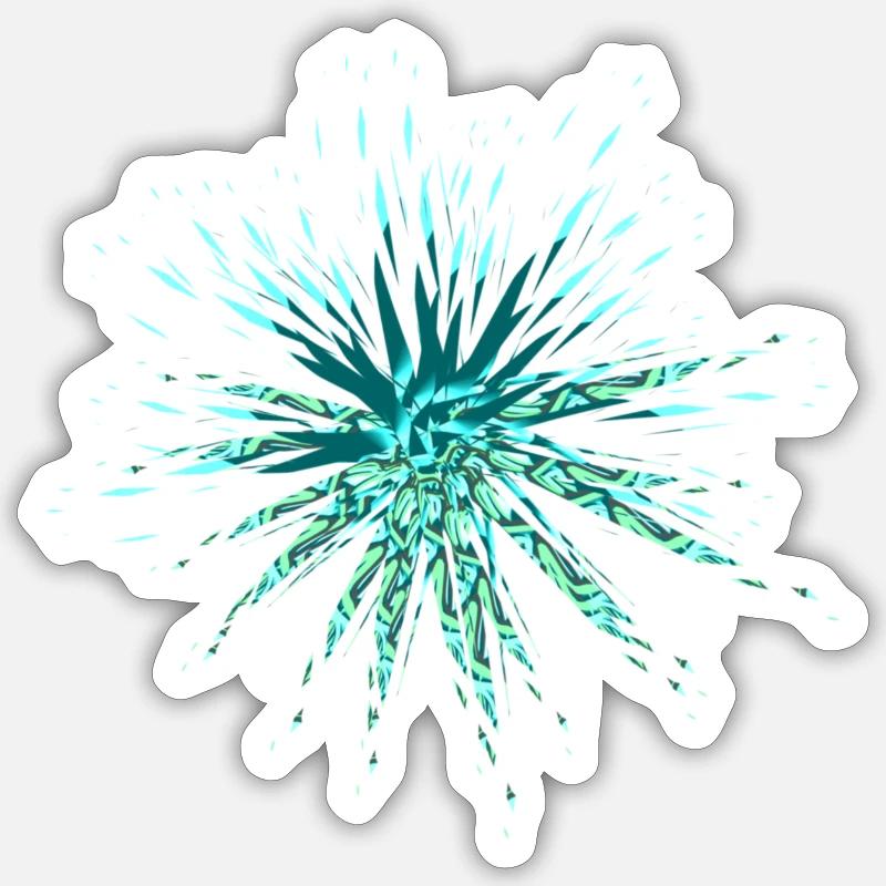 pattern symbol - Sticker size S (10 x 10 cm) - white matte