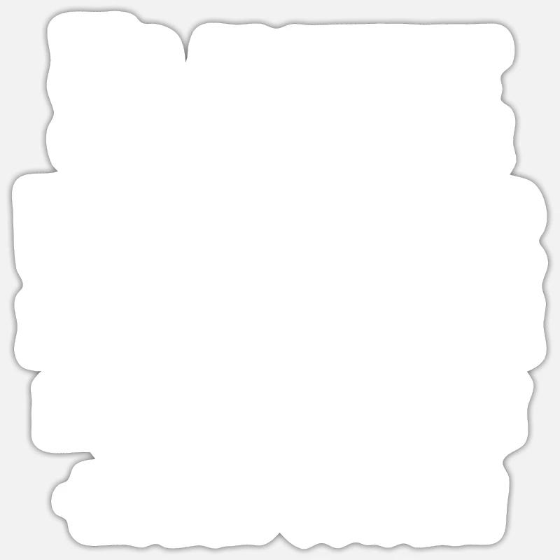 Keine Menge an Beweisen wird jemals einen IDIOT üb - Sticker Größe S (10 x 10 cm) - Mattweiß