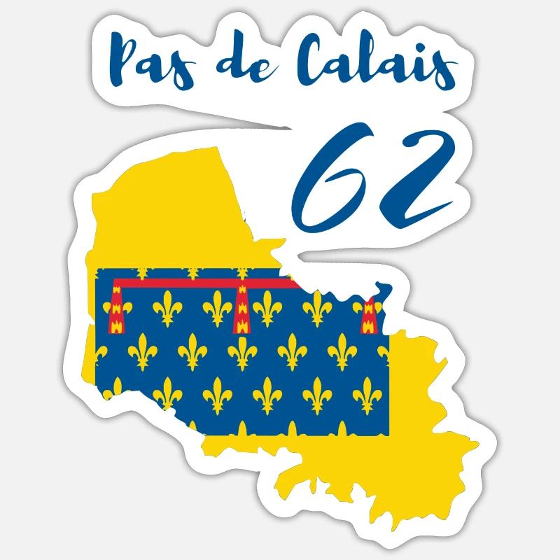 Pas de calais Sticker taille S (10 x 10 cm)