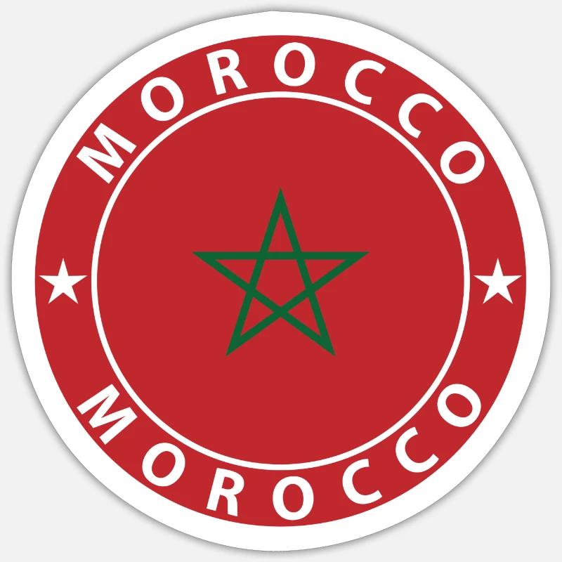 Morocco Sticker size S (10 x 10 cm)