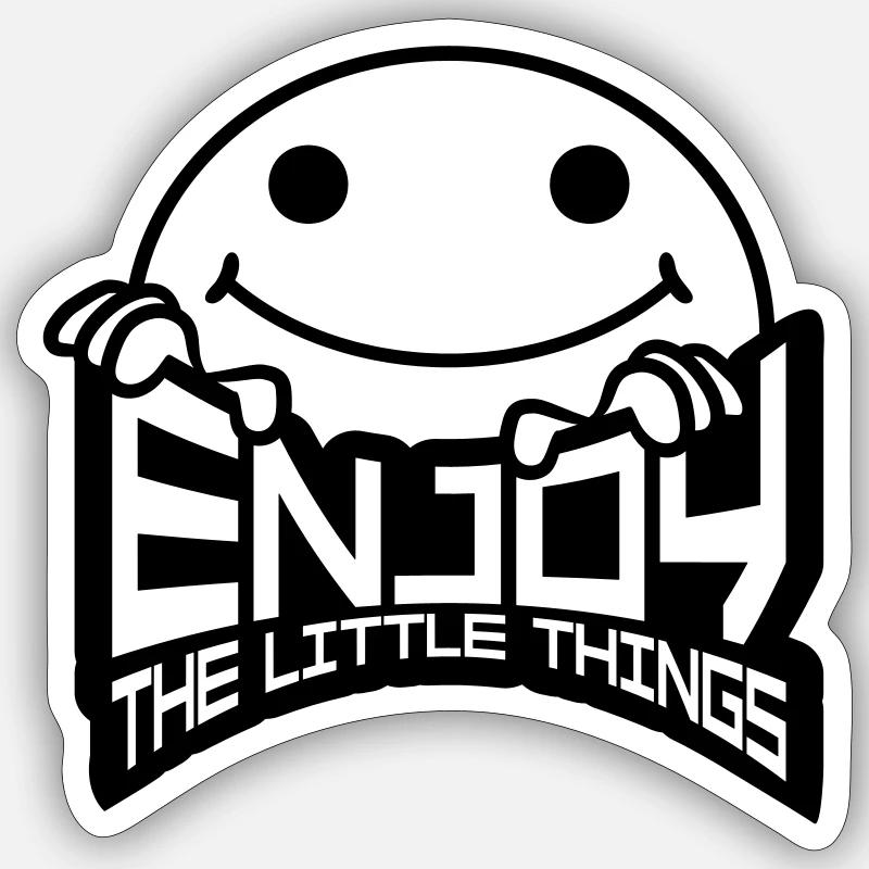 Die kleinen Dinge Sticker Größe S (10 x 10 cm)