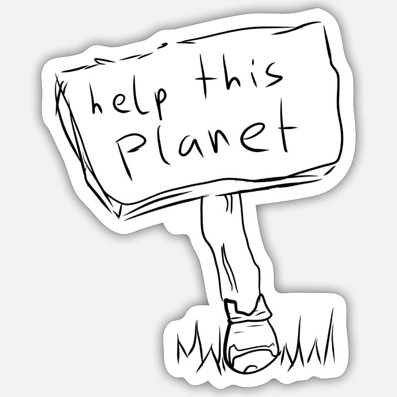 Sticker taille S (10 x 10 cm) - 