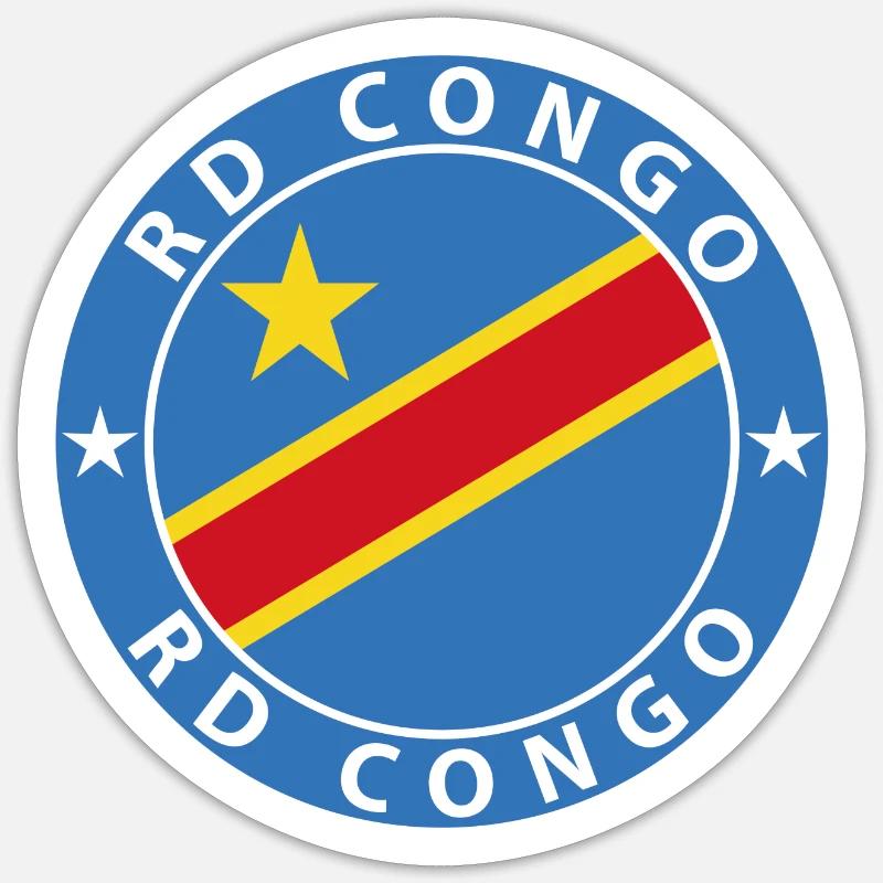 RD CONGO Sticker size S (10 x 10 cm)