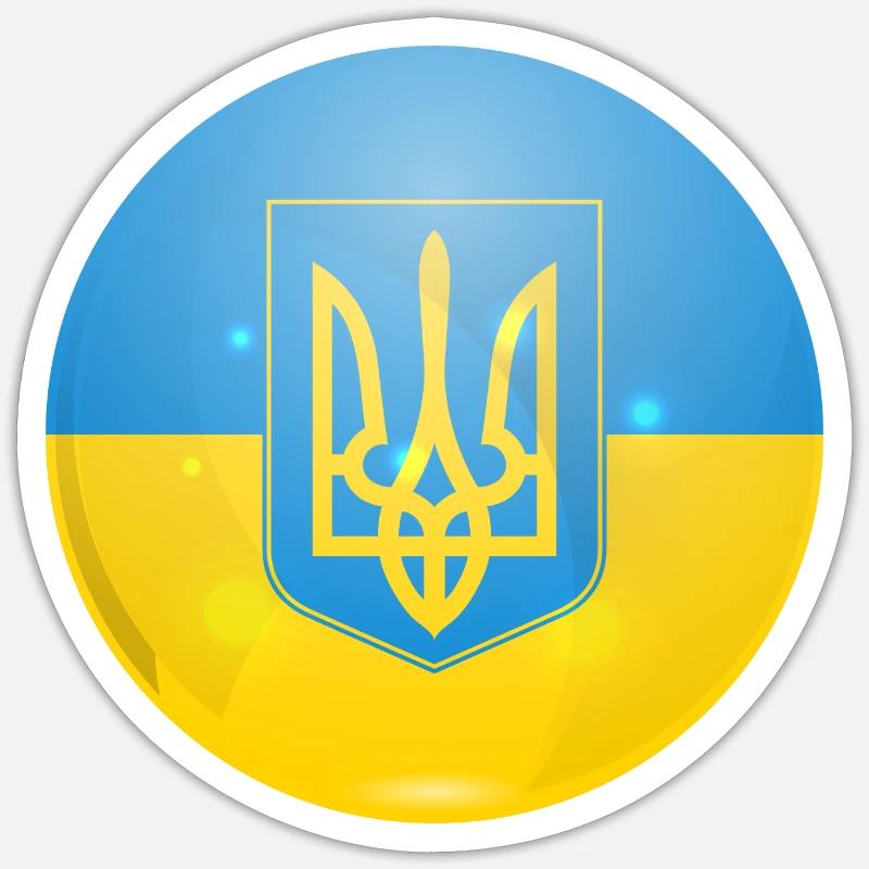 Ukraine - Sticker size S (10 x 10 cm) - white matte