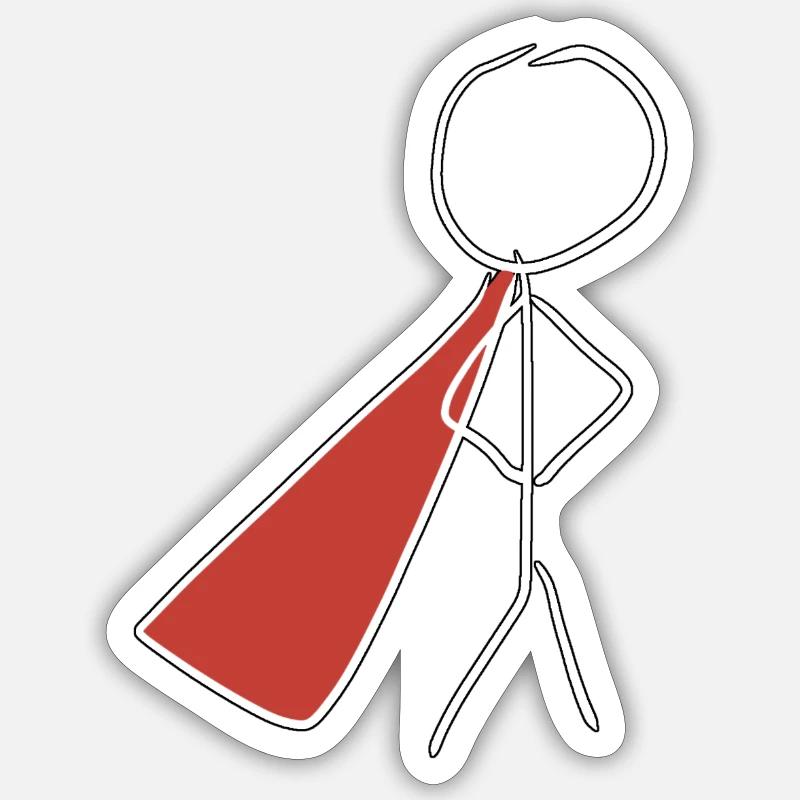 held superheld Sticker Größe S (10 x 10 cm)