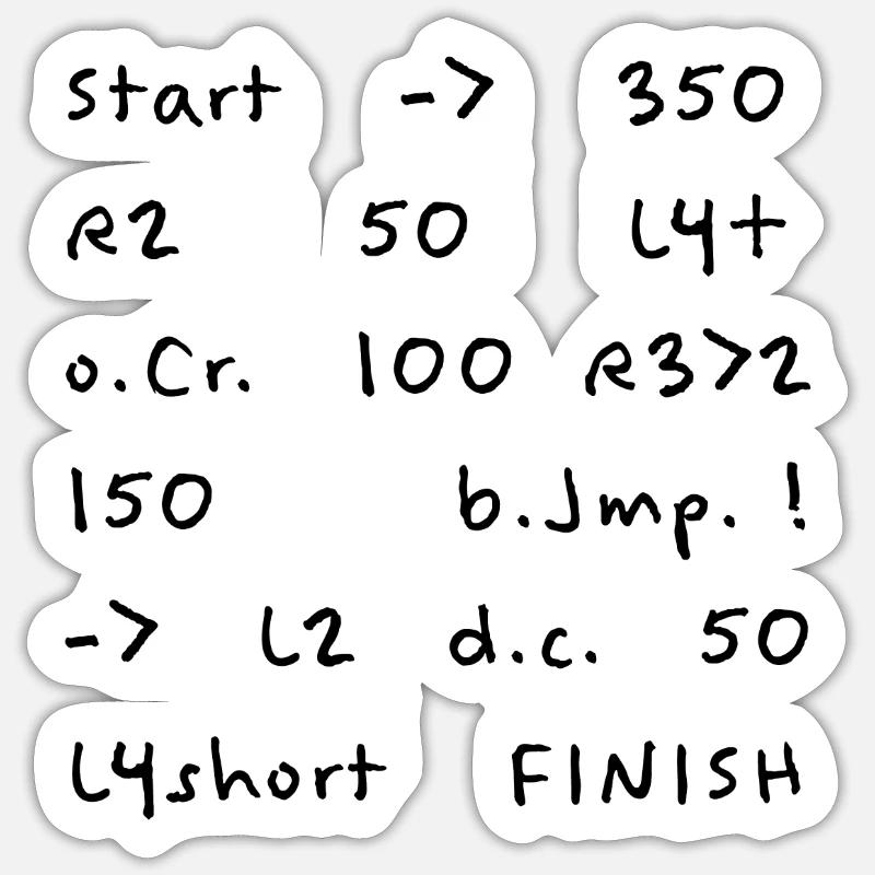 Sticker size S (10 x 10 cm) - 