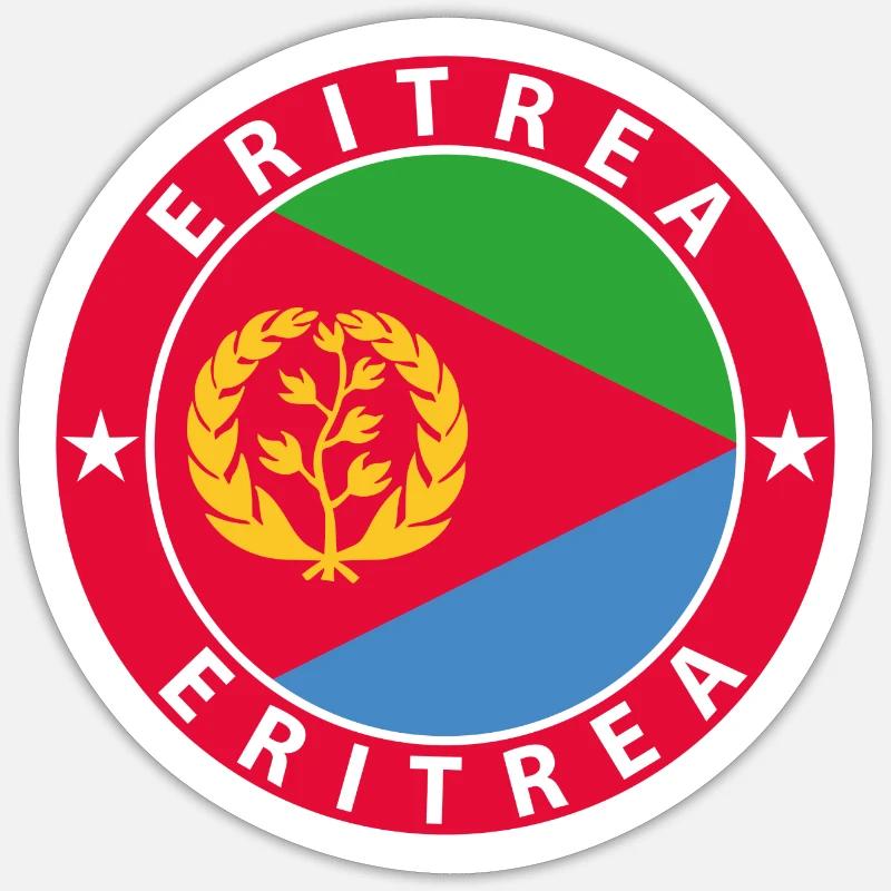 Eritrea - Sticker size S (10 x 10 cm) - white matte