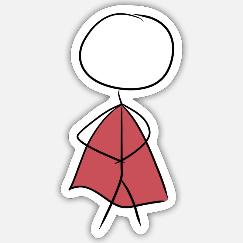 held superheld Sticker Größe S (10 x 10 cm)