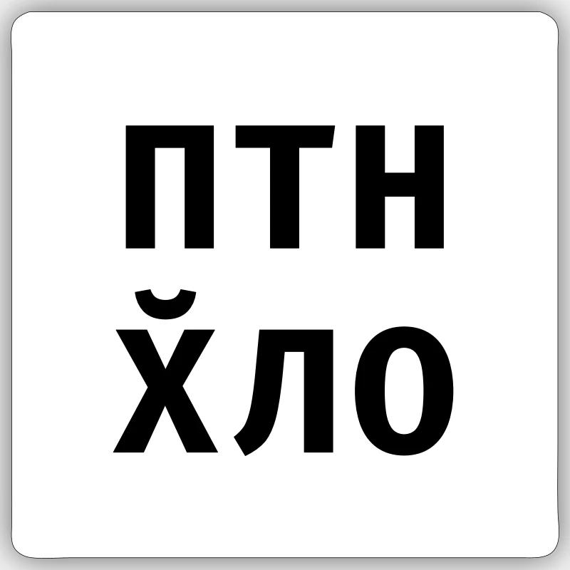 FCK PTN - Arrêtez Poutine Sticker taille S (10 x 10 cm)