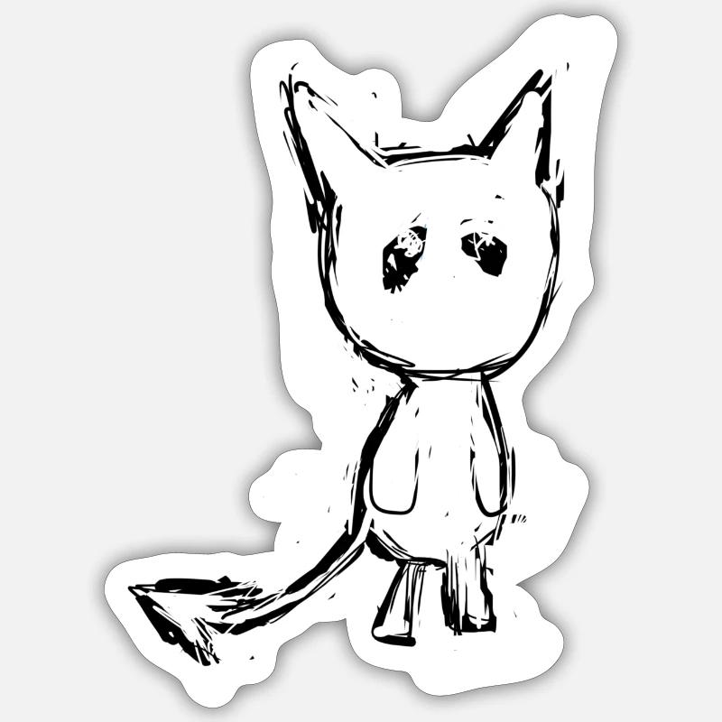 devil evil Sticker size S (10 x 10 cm)