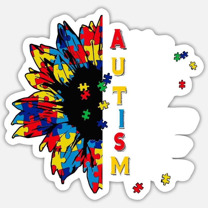Immer einzigartig total intelligent mysteriös - Sticker Größe S (10 x 10 cm) - Mattweiß