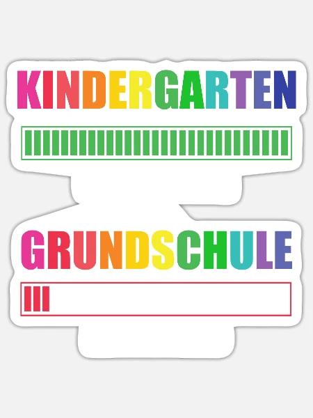 Kindergarten Level Complete Schulkind 2022 - Sticker Größe S (10 x 10 cm) - Mattweiß