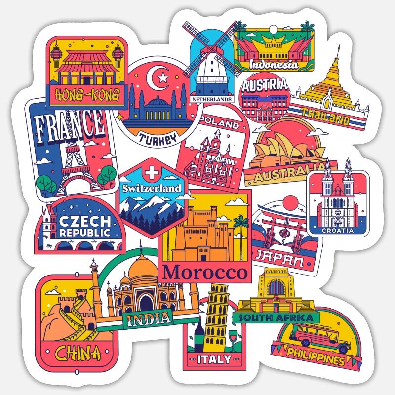 Sticker størrelse S (10 x 10 cm) - 