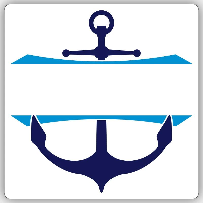 Insert anchor text - Sticker size S (10 x 10 cm) - white matte