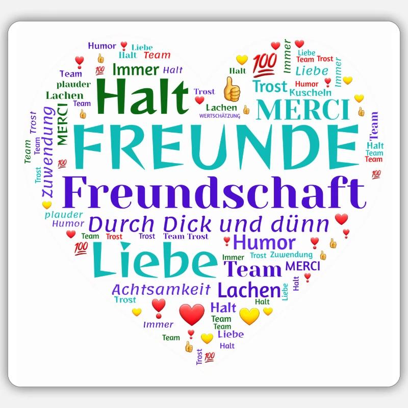 Sticker Größe S (10 x 10 cm) - 