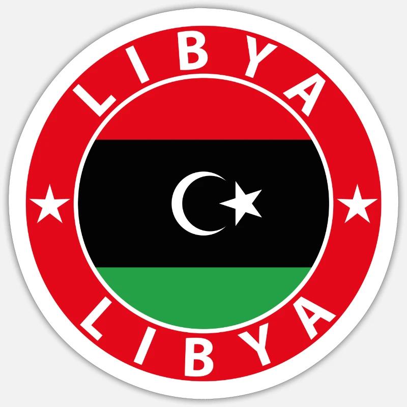 Libya - Sticker size S (10 x 10 cm) - white matte