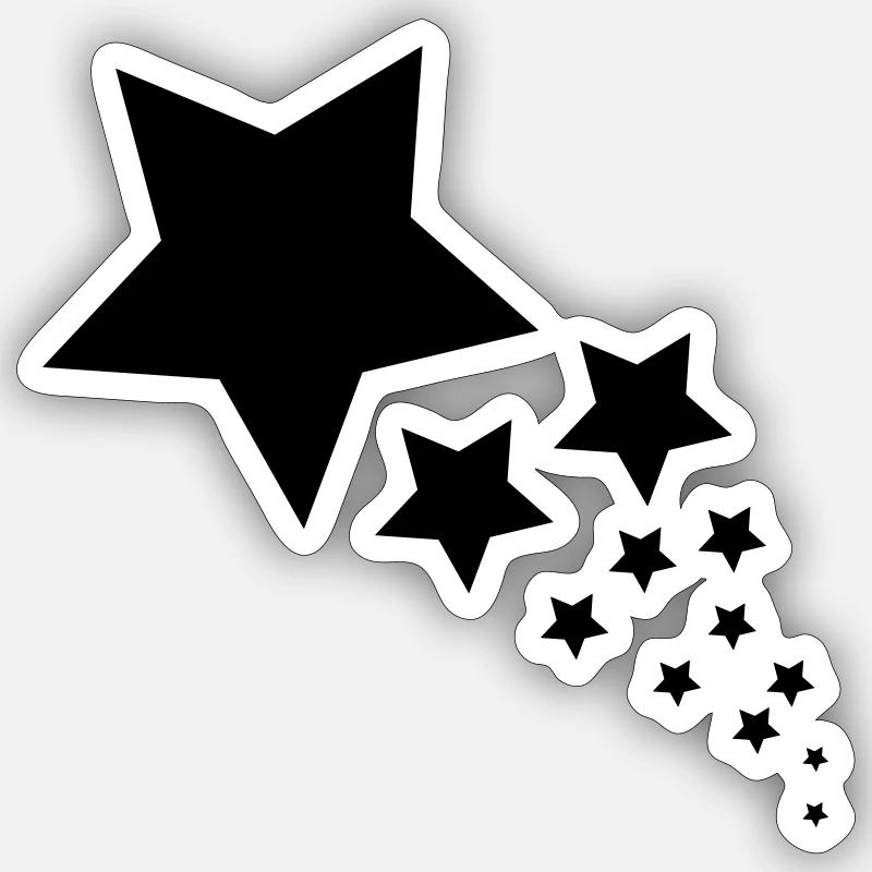 Étoiles Sticker taille S (10 x 10 cm)