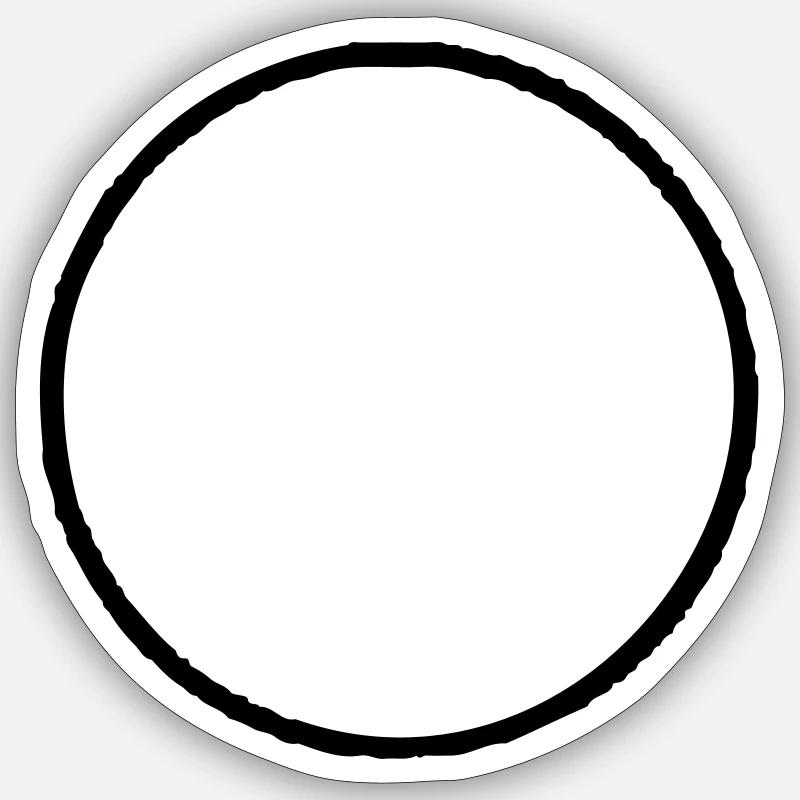 Kreis Sticker Größe S (10 x 10 cm)