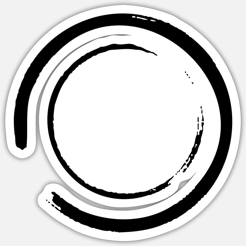 Cercle Sticker taille S (10 x 10 cm)