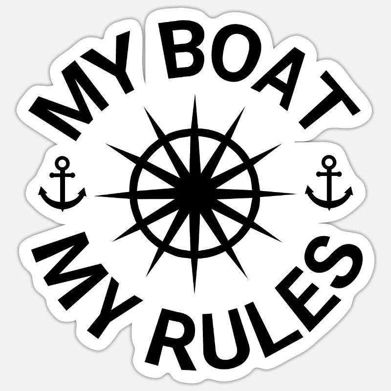 Boot Sticker Größe S (10 x 10 cm)