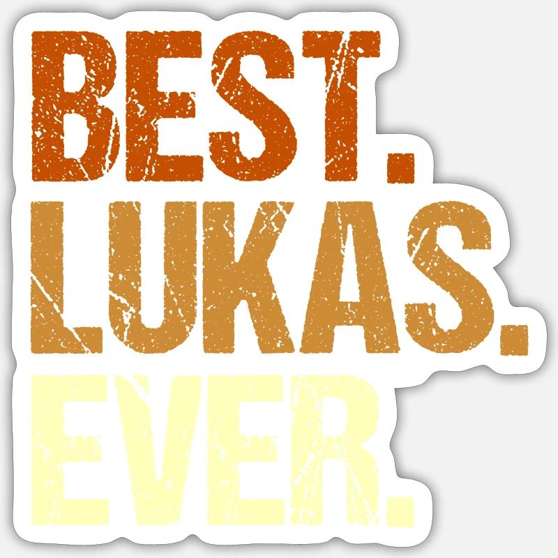 Lukas Sticker size S (10 x 10 cm)