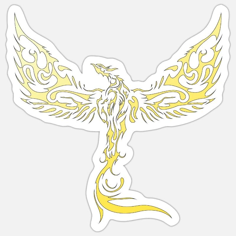 Eagles-Eagles-Eagles-Eagles-Bird-Bird - Sticker size S (10 x 10 cm) - white matte