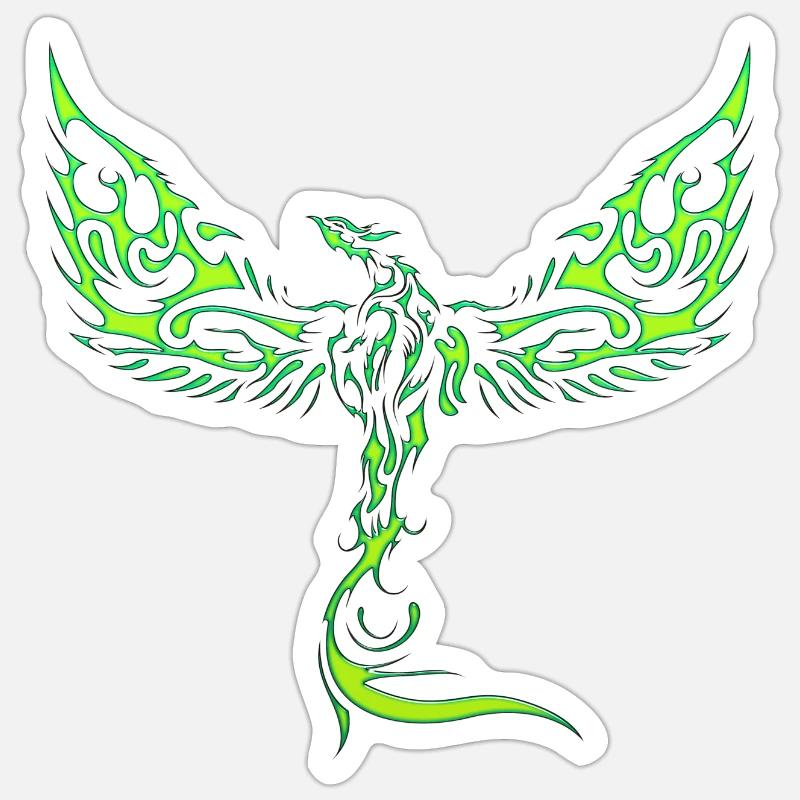 Eagles-Eagles-Eagles-Eagles-Bird-Bird - Sticker size S (10 x 10 cm) - white matte
