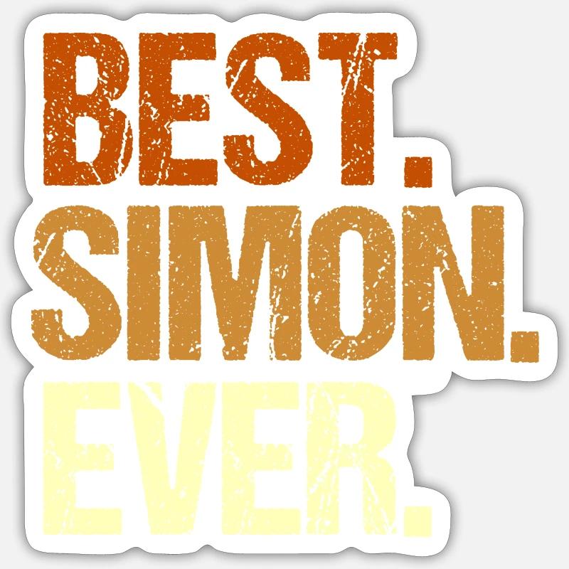 Simon Sticker Größe S (10 x 10 cm)