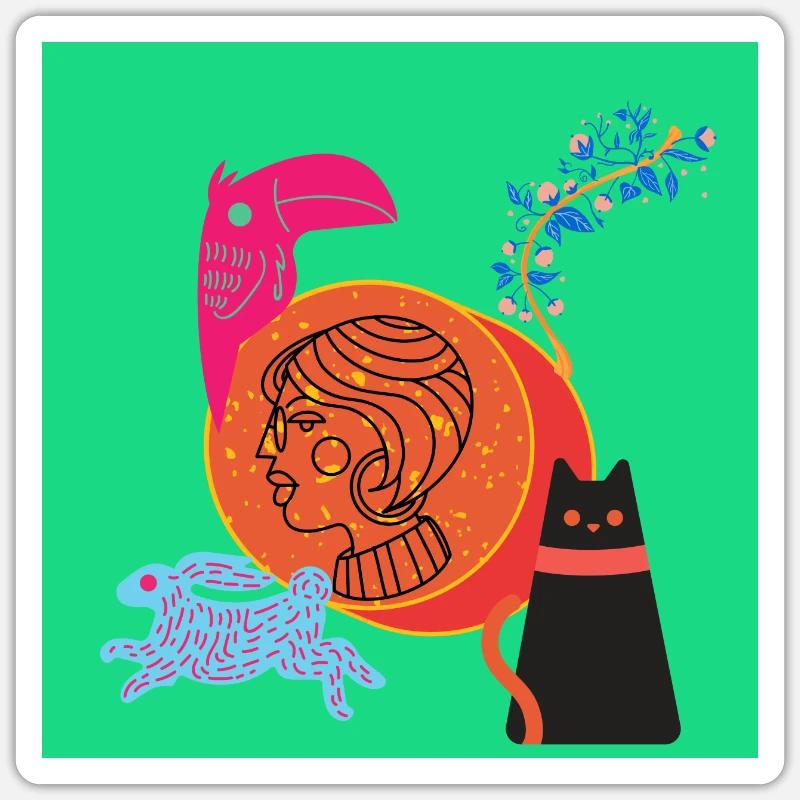 Sticker taille S (10 x 10 cm) - 